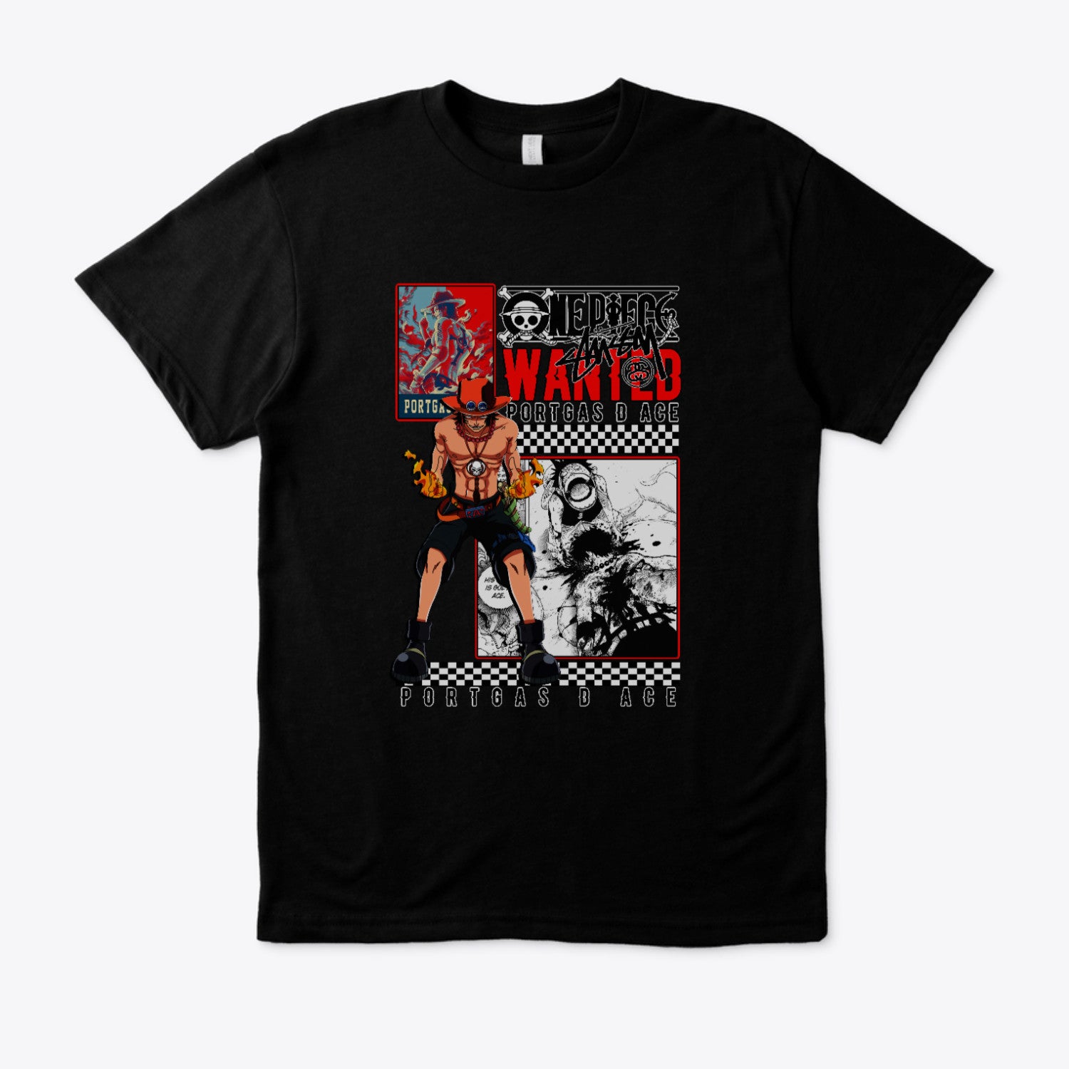 Ace Inspired Regular Fit Anime T-Shirt | Premium Cotton Unisex Tee